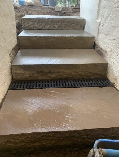 Solid Sandstone Steps