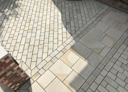 Yorkstone Setts and Flagged Driveway laid in Woolton, Liverpool